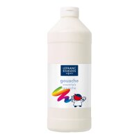 Schultempera Farbe Weiß 1000 ml von ColArt. Lieferbar voraussichtlich Ende KW 17