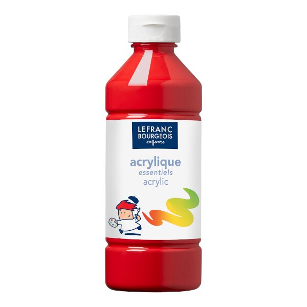 Jubiläumsangebot: Acrylfarbe Liquid-Acrylic von ColArt Primärrot 500 ml
