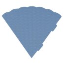 Schultütenrohling aus 3D Wellpappe hellblau, h: 68 cm