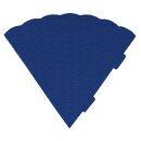 Schultütenrohling aus 3D Wellpappe blau, h: 68 cm