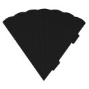 Schultütenrohling aus 3D Wellpappe schwarz, h: 68 cm