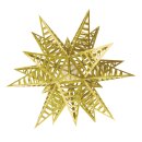 Designkarton Filino Stern, Starlight gold 10 Blatt DIN A4