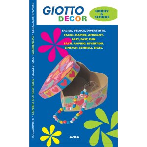 Giotto Decor Materials Fasermaler, Schulpackung mit 48 Stiften in 12 Farben sort., voraussichtlich in KW 16 lieferbar