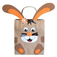 Bastelset Geschenktasche Häschen von Prell, 10er Set