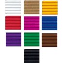 Bastelwellpappe, 49,5 x 70 cm, 50 Bogen in 10 Farben sort.