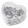 Streudiamanten 120 Stück ca. 10 mm aus Kunststoff in Herzbox