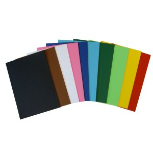 aus - Tonpapier DIN A3, 250 Blatt in 10 Farben sort., 160 g/qm
