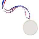 Medaille zum Selbstgestalten 1 Stück D: 6 cm, Band 40 cm lang von Eduplay